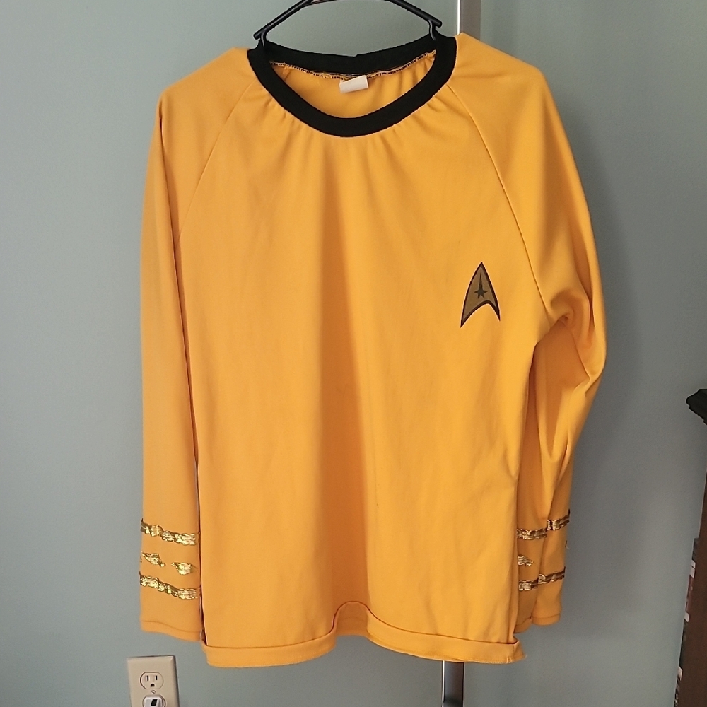 Vintage Captain Kirk Star Trek Long Sleeve Shirt